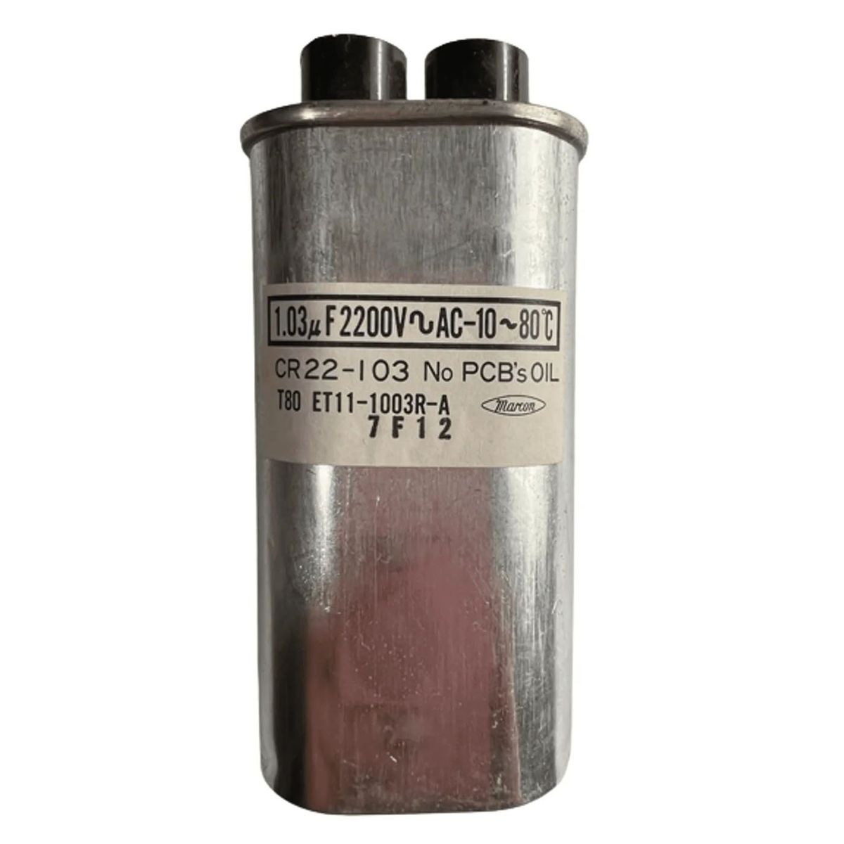 GENERICO - Capacitor Para Horno Microondas 103MF - 2200V