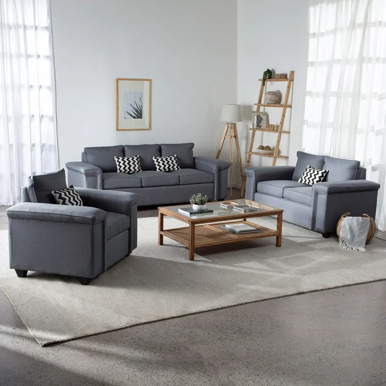 Living 321 Sicilia Tela Gris claro