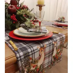 MI DECO HOME CADA DETALLE IMPORTA - CAMINO DE MESA NAVIDAD GENERO RENO 145X45CM