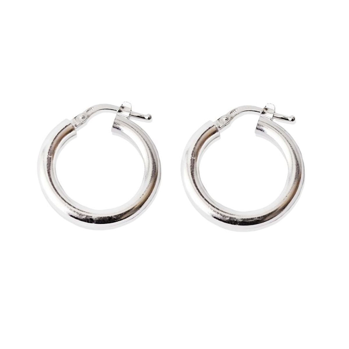 MABELITA - Aros de Plata Argollas Gruesa 20mm