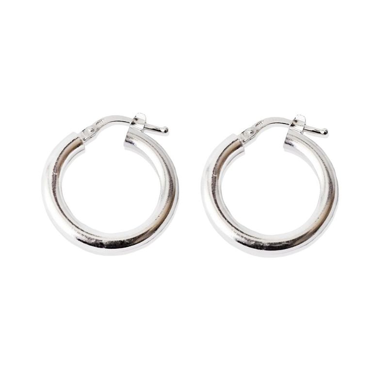 MABELITA - Aros de Plata Argollas Gruesa 20mm