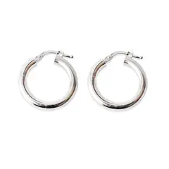 MABELITA - Aros de Plata Argollas Gruesa 20mm