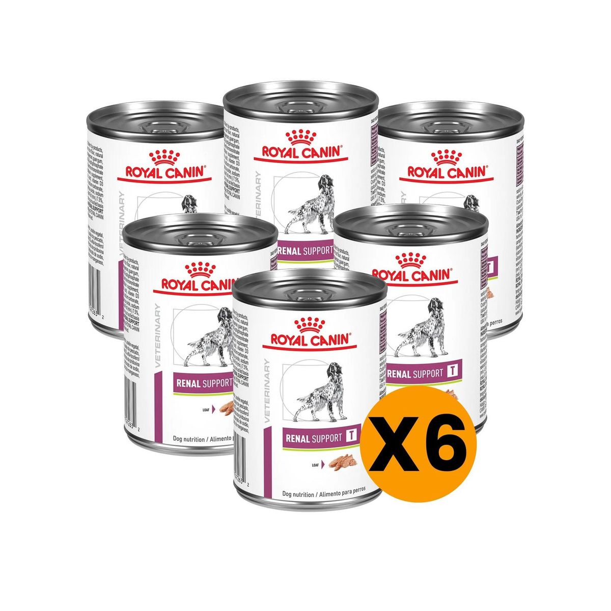 ROYAL CANIN - Royal Canin Renal Support Lata 385gr - Pack 6 Latas