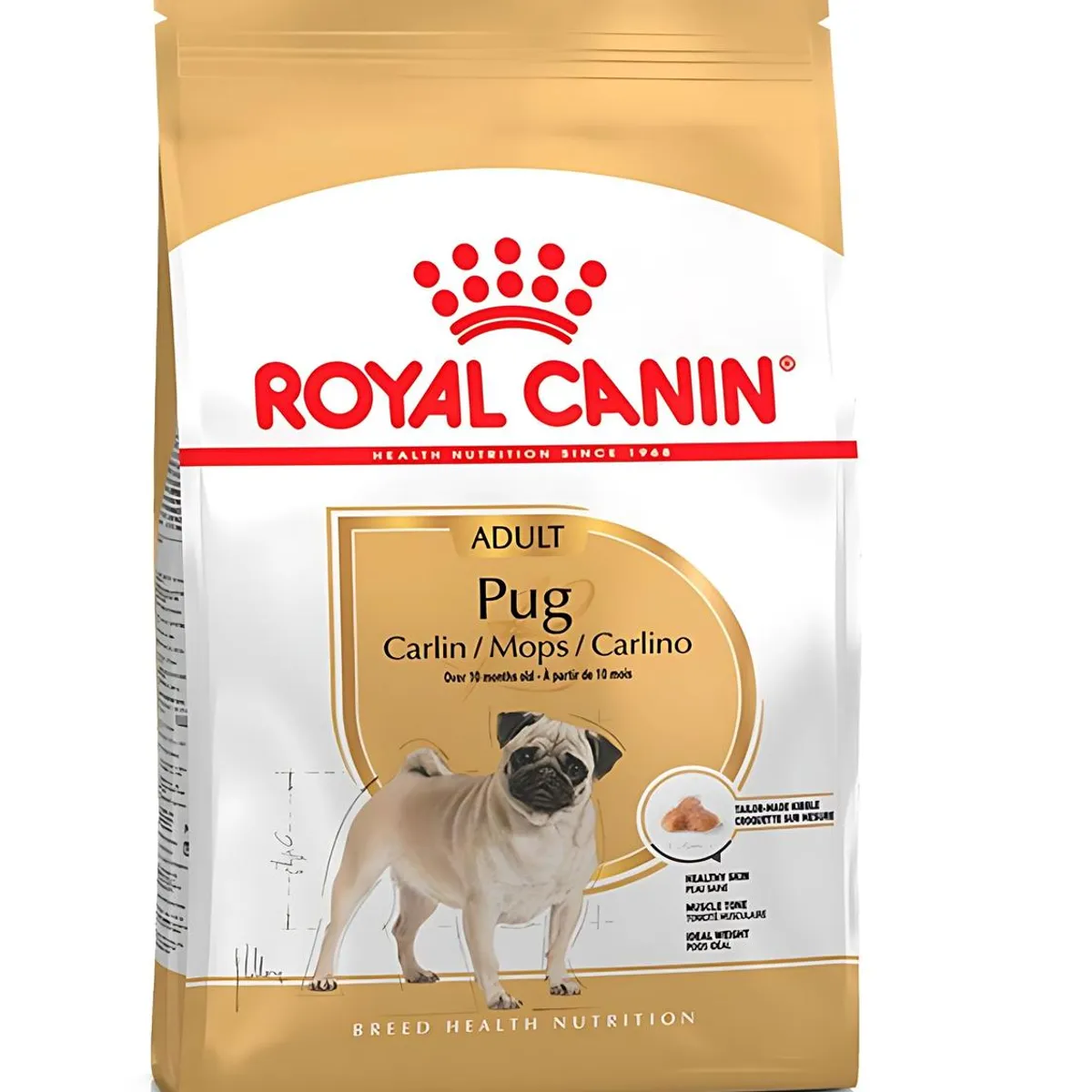 ROYAL CANIN - Royal Canin Alimento Para Perro Pug Adulto 2, 5 kg