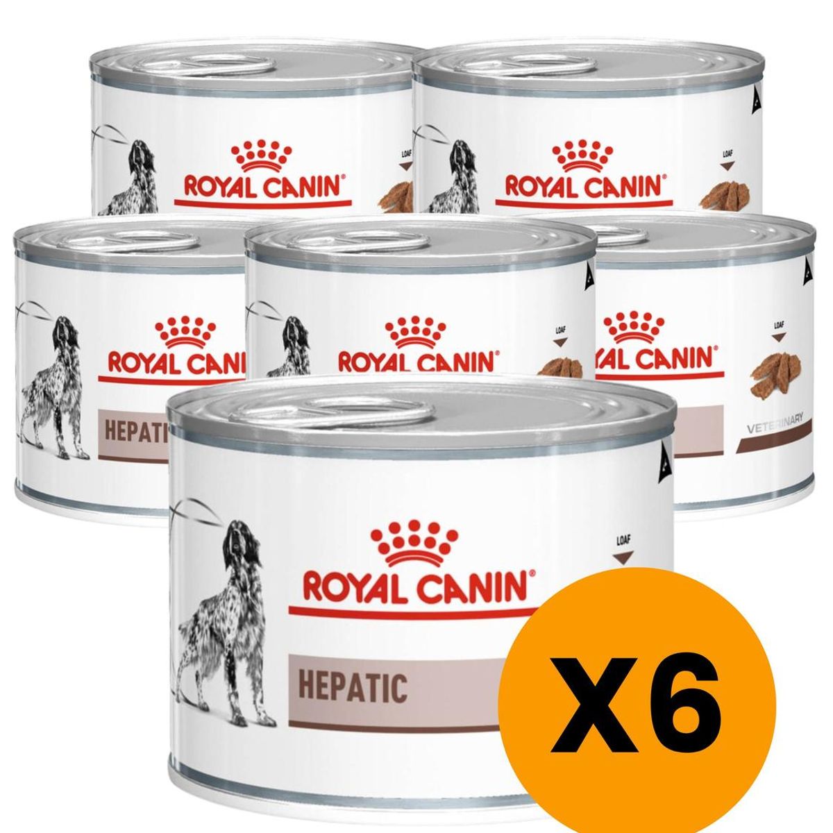 ROYAL CANIN - Royal Canin Hepatic Para Perro Lata 200gr - Pack 6 Latas