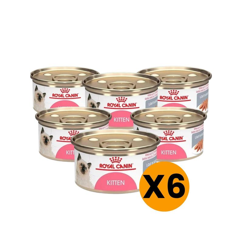 ROYAL CANIN - ALIMENTO ROYAL CANIN KITTEN INSTINCTIVE Lata 145Gr PACK X6