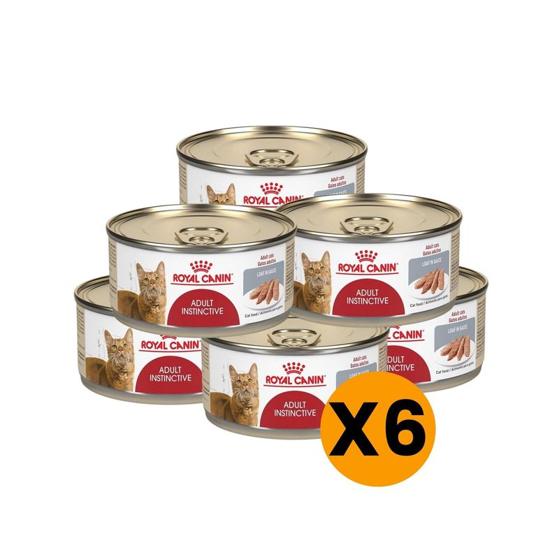 ROYAL CANIN - ALIMENTO ROYAL CANIN ADULT INSTINCTIVE LATA 145gr - PACK x6