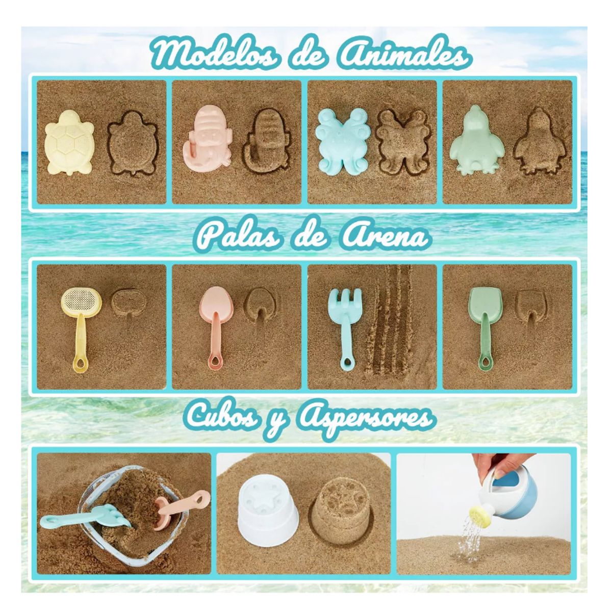 GENERICO - Juguetes De Playa Plegable 12pzs Piscina Playa Niños Regalos