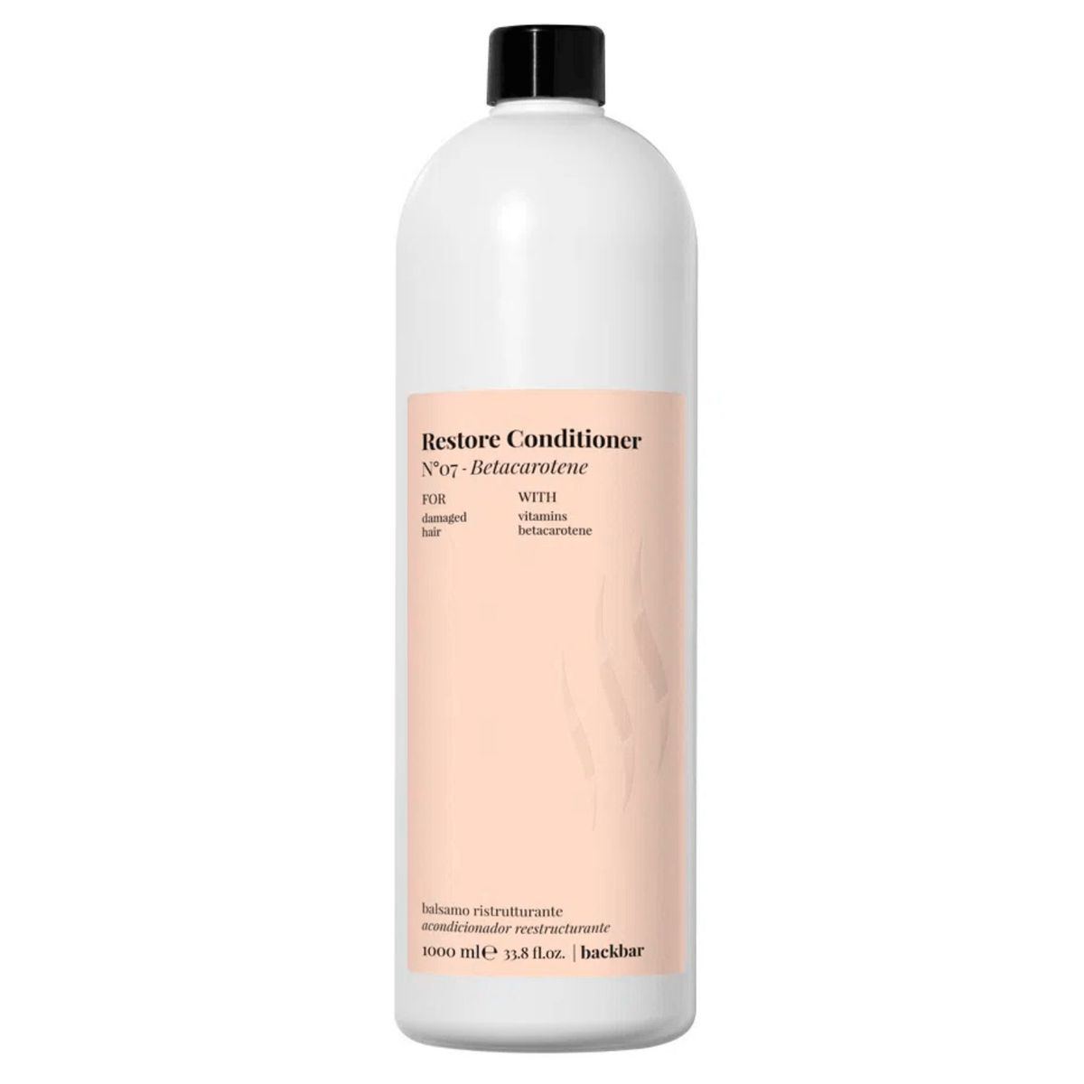 FARMAVITA - Acondicionador BackBar Restore1000ml Betacarotene Reestructurante Reparador Suaviza Brillo