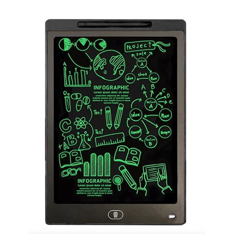 GENERICO - Tablero Mágico 16 Pizarra De Notas Lcd Dibujo Y Escritura