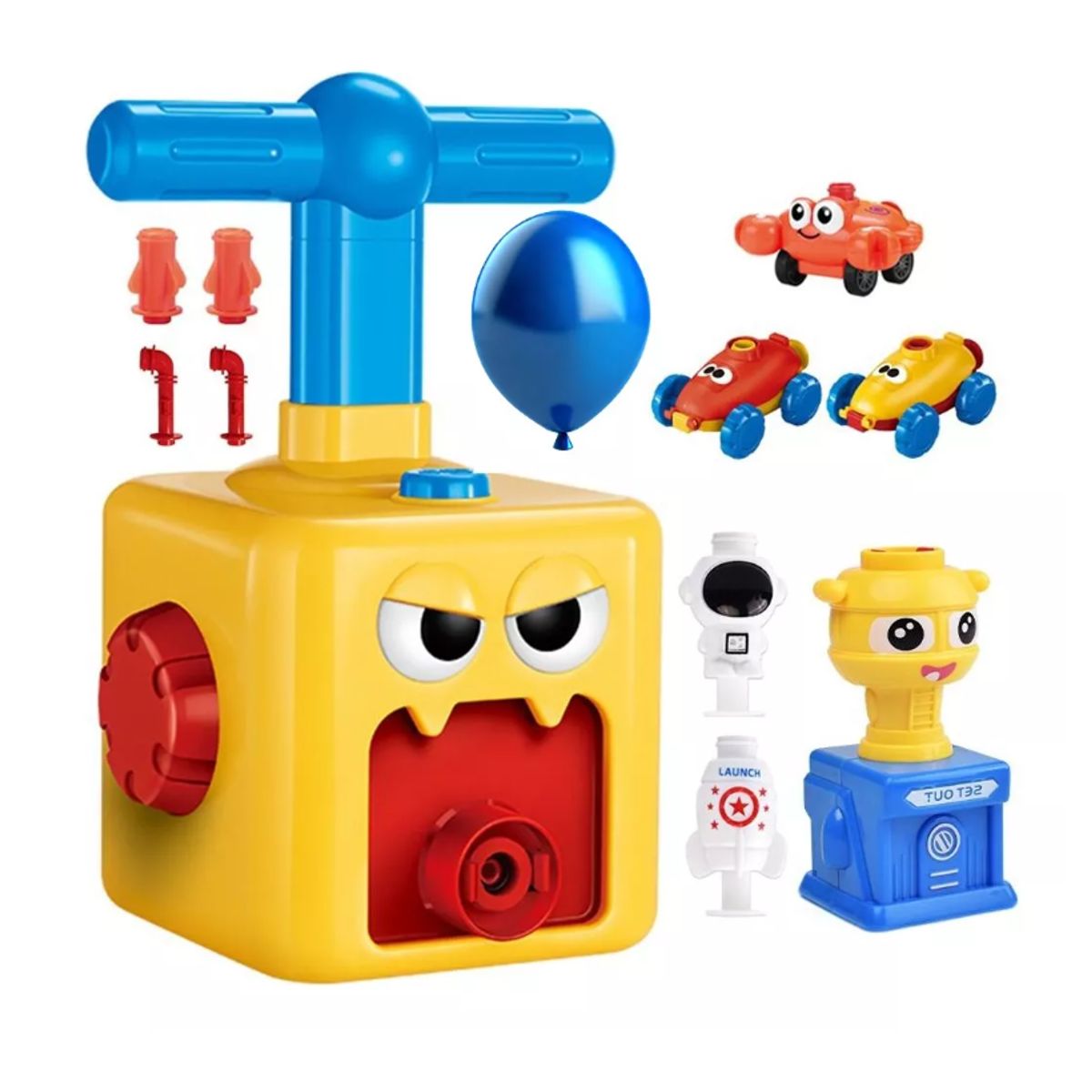 GENERICO - Bombín Lanzador 62 Globos Inflador De Auto Juguete Niño Niña
