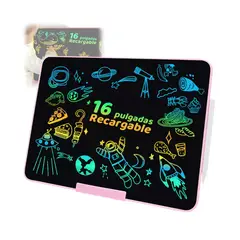 GENERICO - Pizarra Mágica Tablet Dibujo Lcd 16 Recargable Juguete Niños