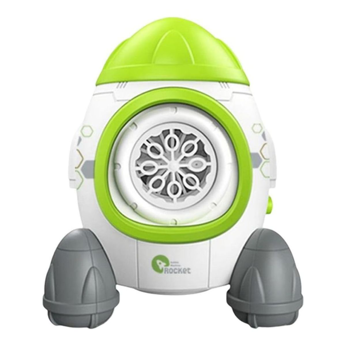 GENERICO - Maquina Soplador De Burbujas Forma De Cohete Infantil Niños Verde
