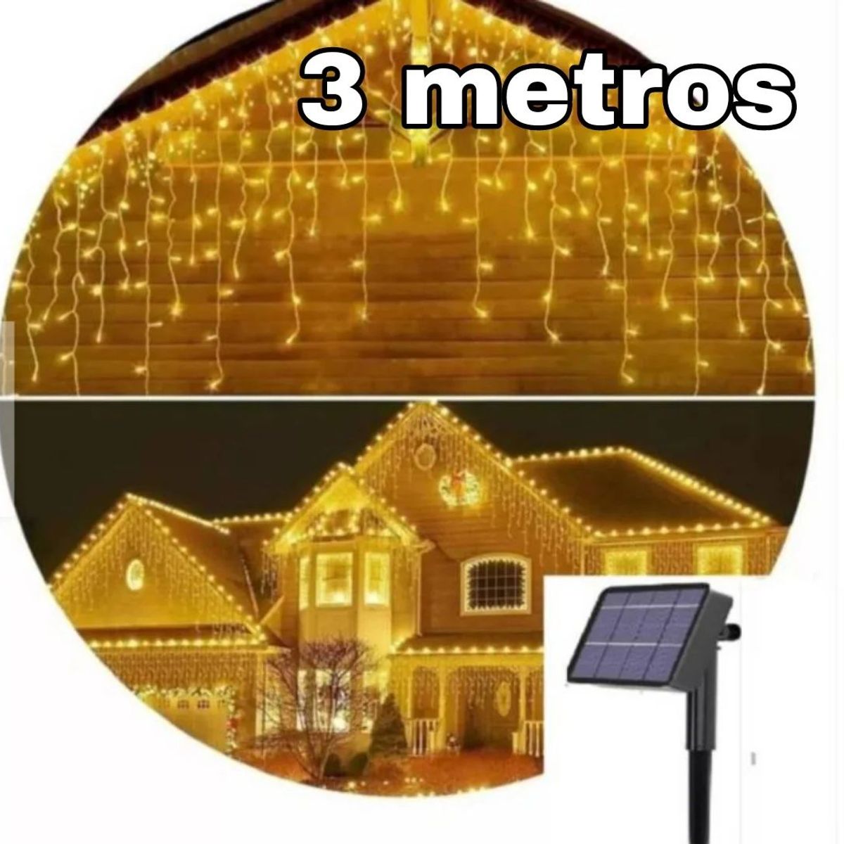 GENERICO - CASCADA SOLAR 3 METROS CALIDA