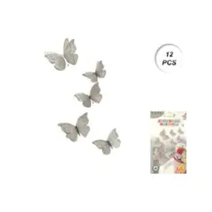 GENERICO - TOPPER PARA PASTEL DE CUMPLEAÑOS MARIPOSA 12 PCS