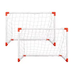 GAME POWER - Set De 2 Arcos De Futbol Con Pelota 85x60x42 Cm Gamepower