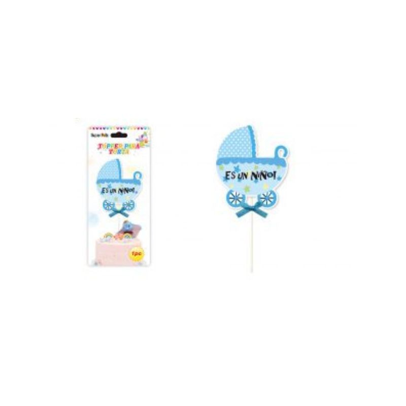 GENERICO - TOPPER PARA PASTEL DE REVELACION