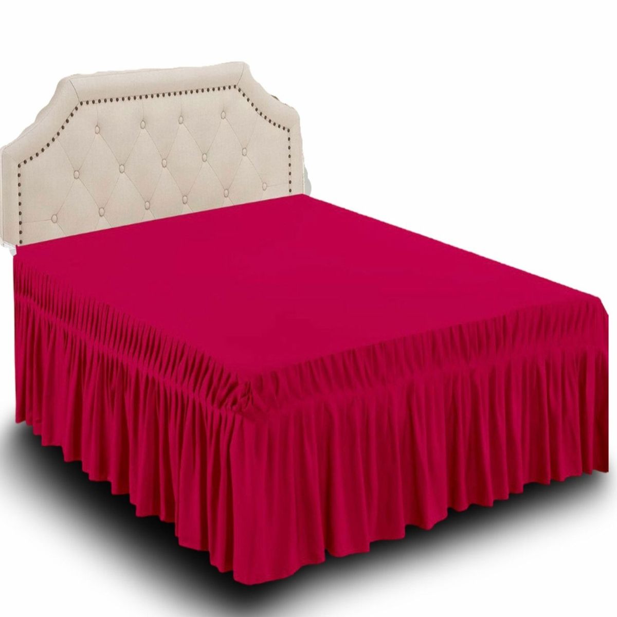 GENERICO - Faldón de Cama 150x200 - Elegante y Resistente B3