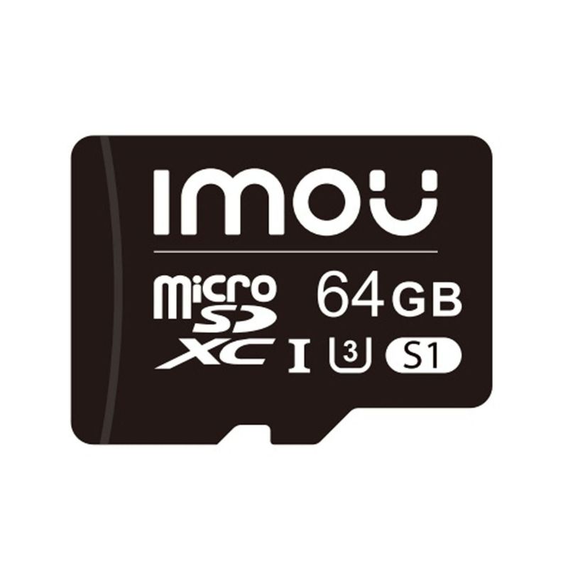 IMOU - Tarjeta de Memoria MicroSD XC 64GB Imou Clase 10 ST2-64-S1