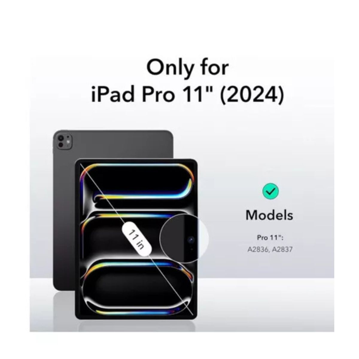 GENERICO - Funda Smart Cover Con Ranura Para iPad Pro 11 M4 2024