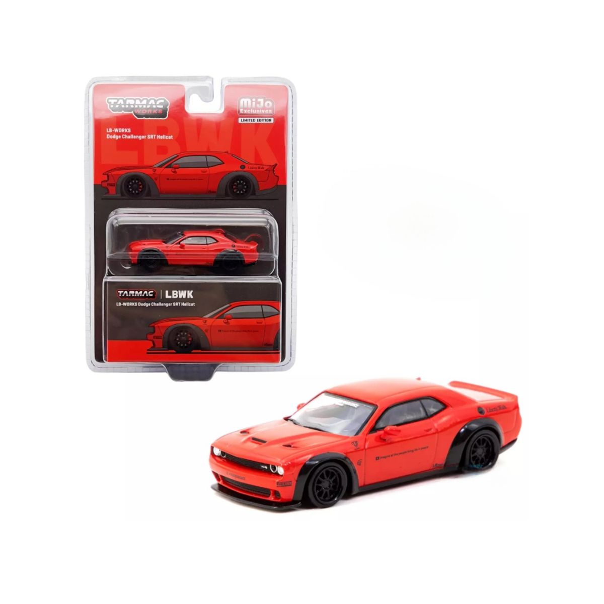 GENERICO - Dodge Challenger SRT Hellcat Liberty Walk TARMAC 164