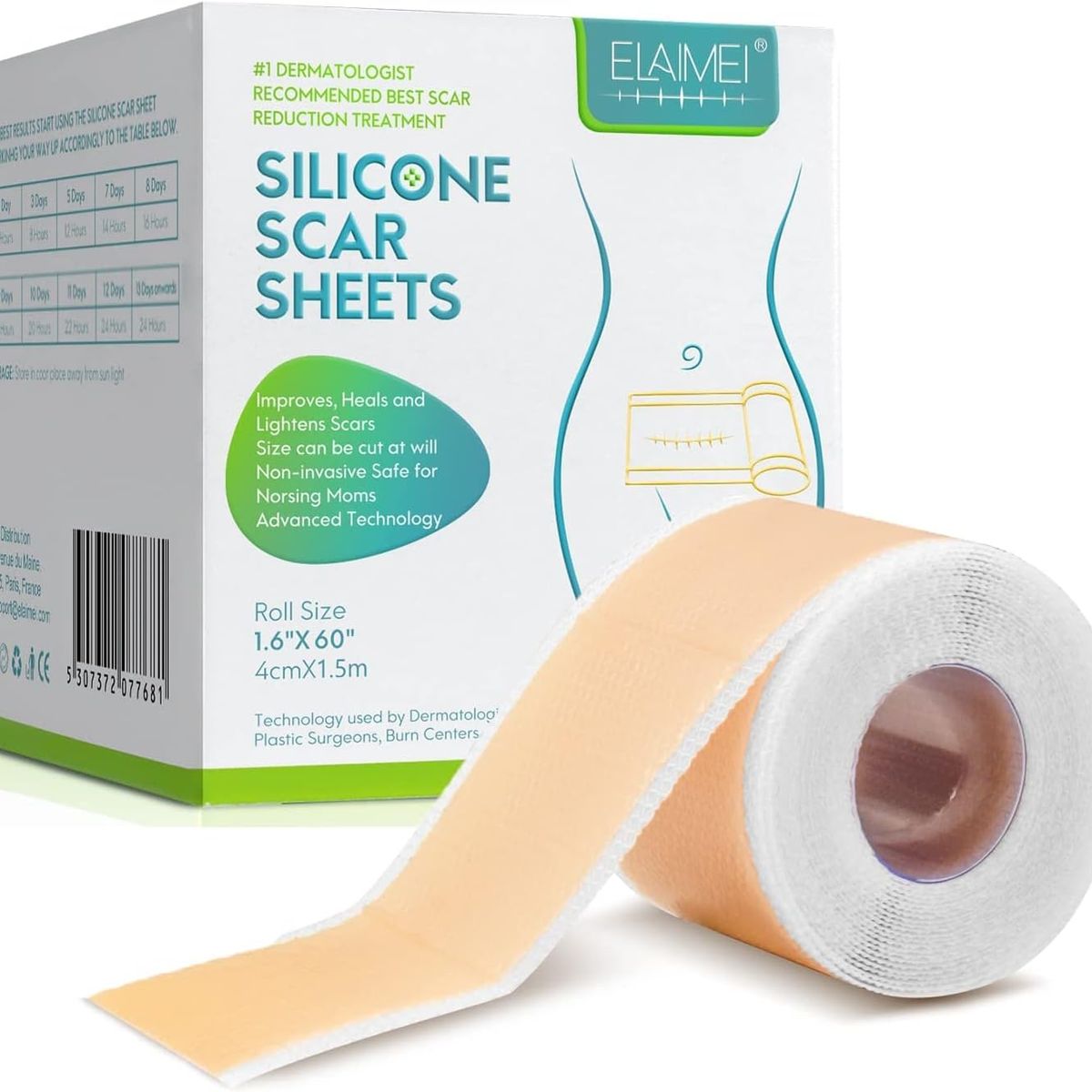 GENERICO - Autoadhesivos Para Eliminacion De Cicatrices 1,5 Cm