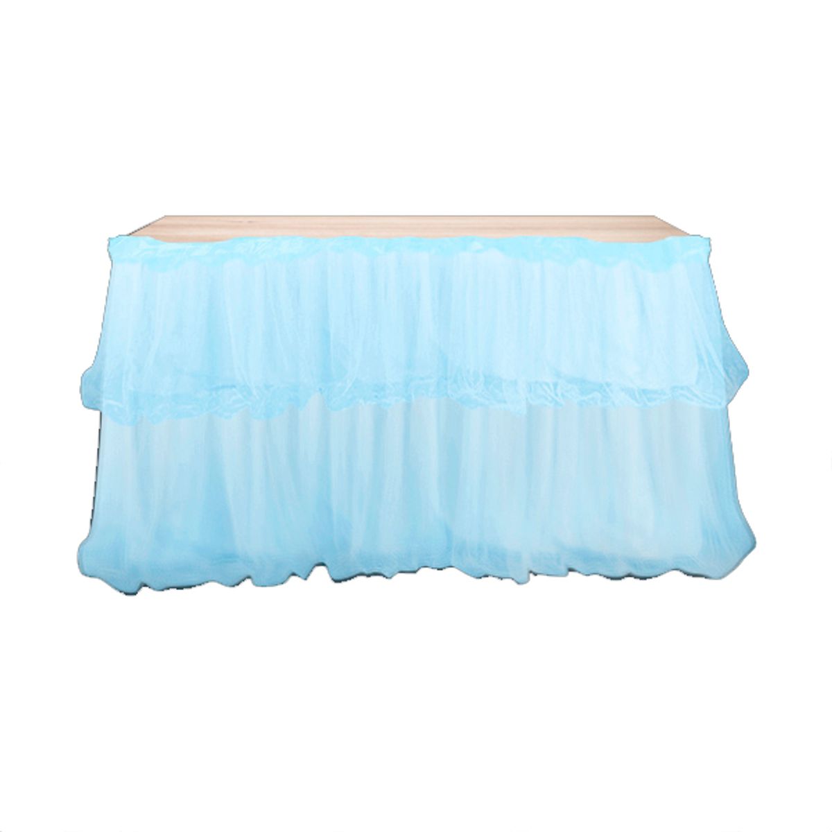 GENERICO - FALDON MESA TELA 150X70 CM CELESTE X1 UNI