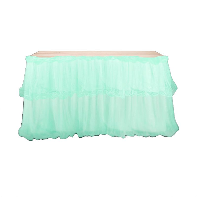 GENERICO - FALDON MESA TELA 150X70 CM MENTA X1 UNI