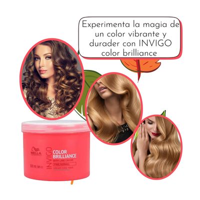 Imagen 2 del producto Mascara Invigo Color Brilliance 500ml Color Vibrante Suavidad