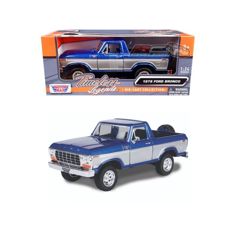 MOTORMAX - Ford Bronco 1978 Bicolor Motormax 1:24