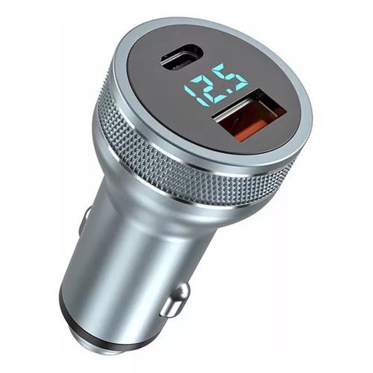 GENERICO - Cargador auto USB-C carga rápida 36W gris