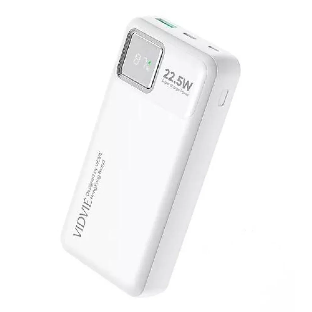 GENERICO - Power bank Vidvie 20000 mAh carga rápida color blanco