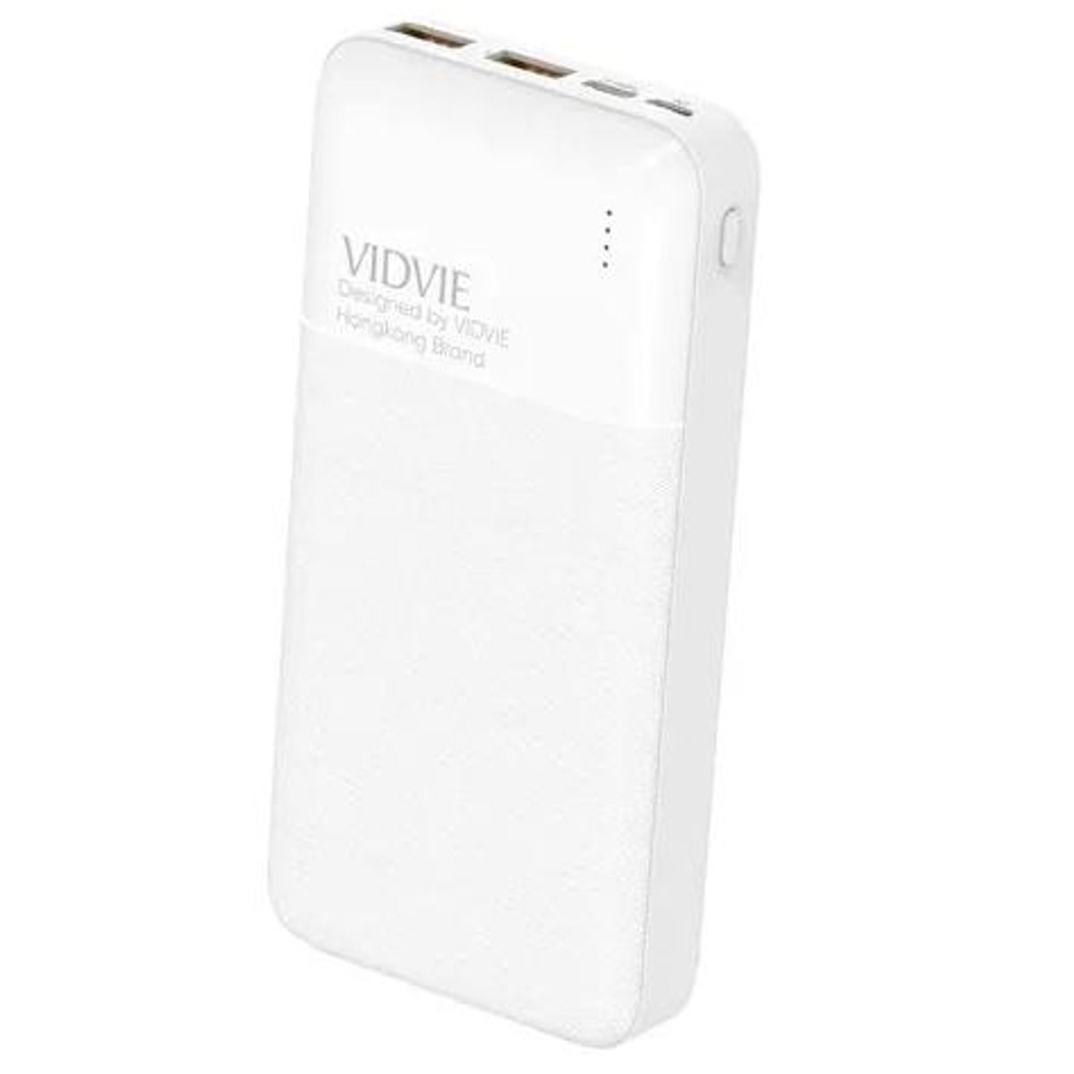 GENERICO - Cargador portátil power bank 20000 mAh Vidvie color blanco