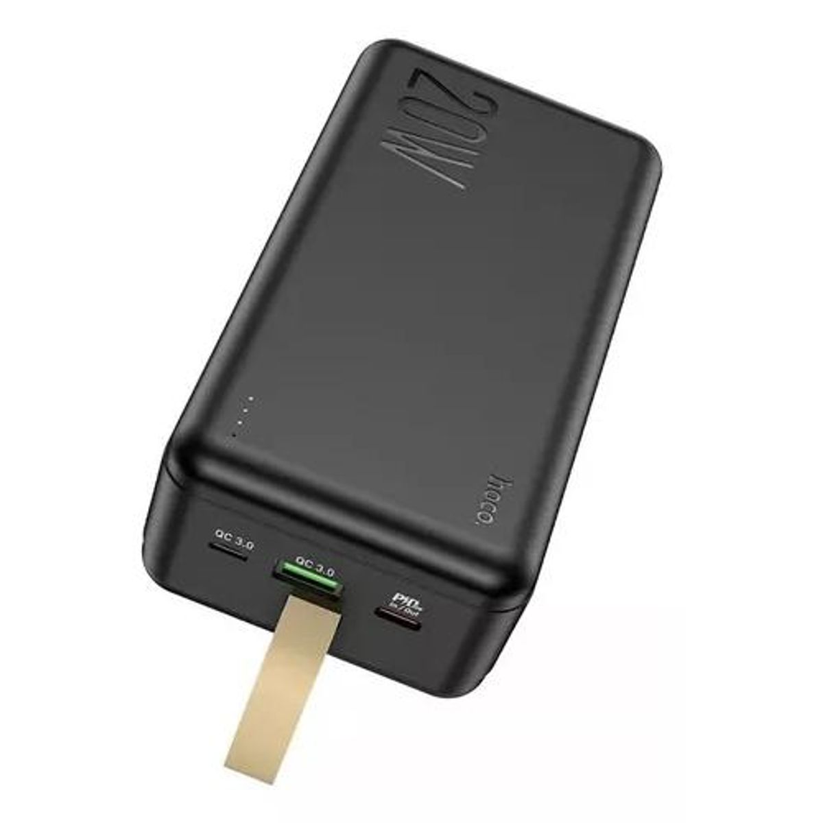 GENERICO - Power bank Hoco 30000 mAh 20W carga rápida color negro
