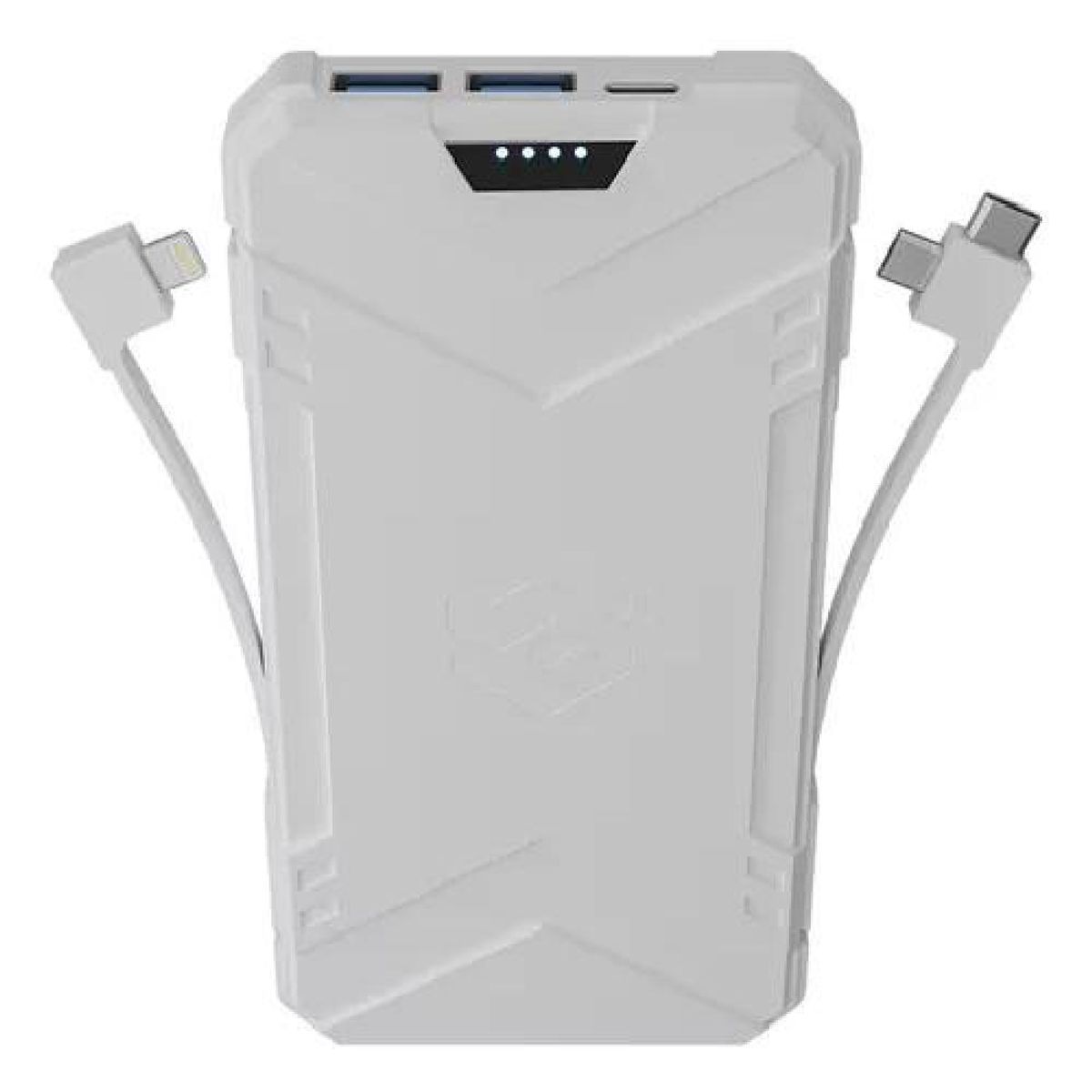 GENERICO - Banco de poder power bank 10000 mAh sleeve color blanco