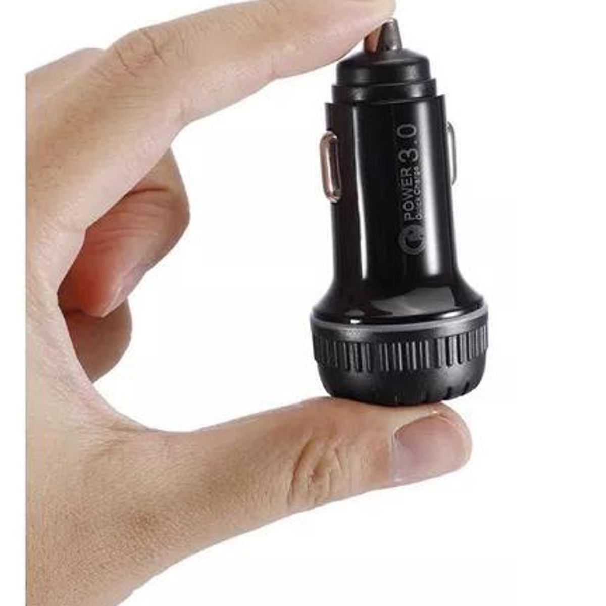 GENERICO - Cargador rápido doble USB 30 con LED azul para auto