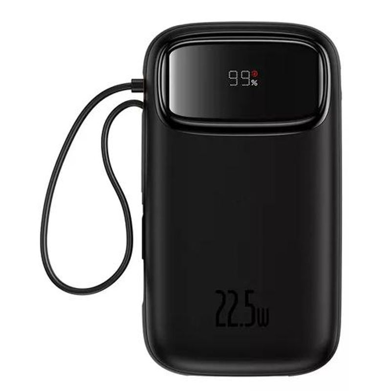 GENERICO - Power bank Baseus lightning y tipo C 20000 mAh 225W negro