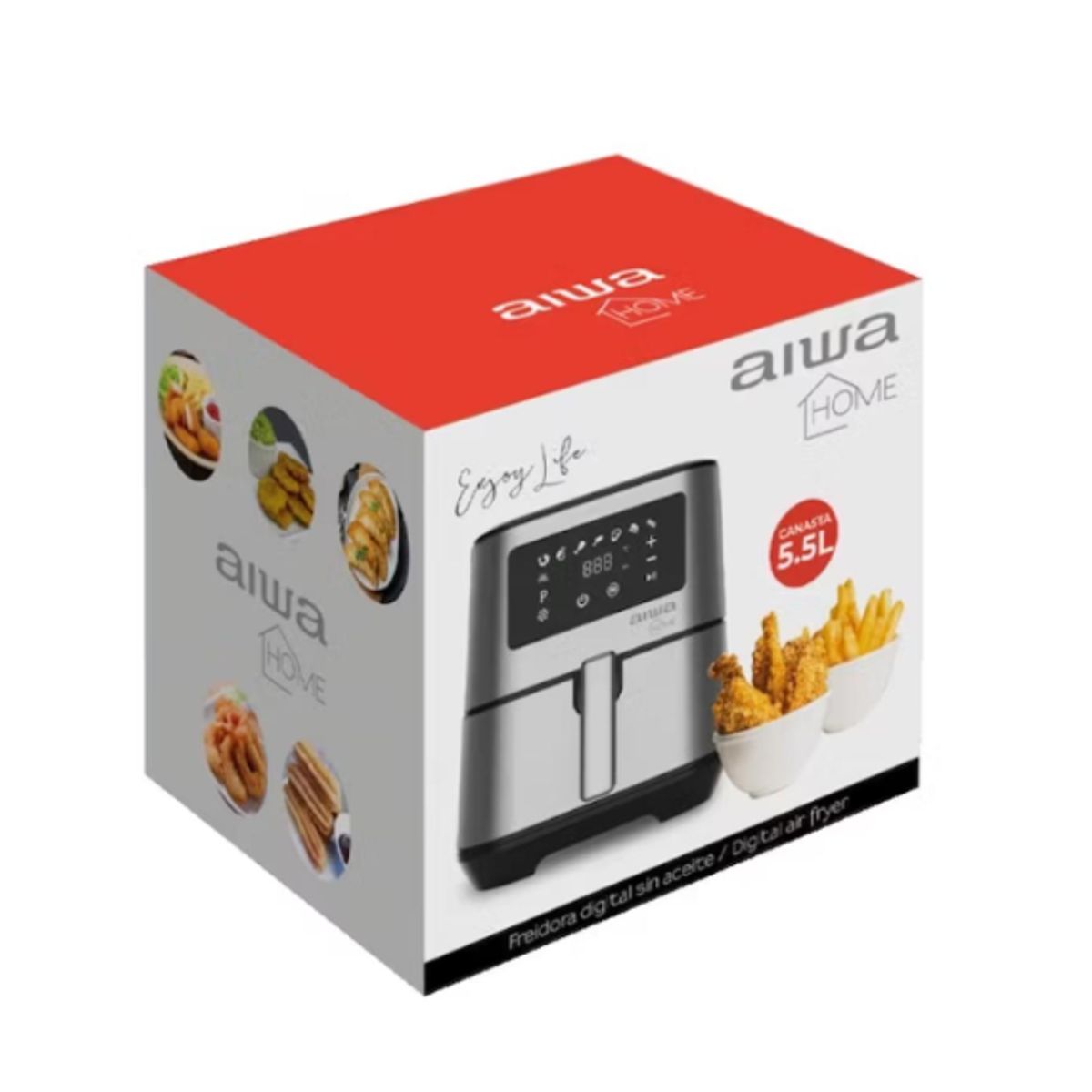 AIWA - Freidora Sin Aceite Aiwa AWFT22 1700w 5-5L