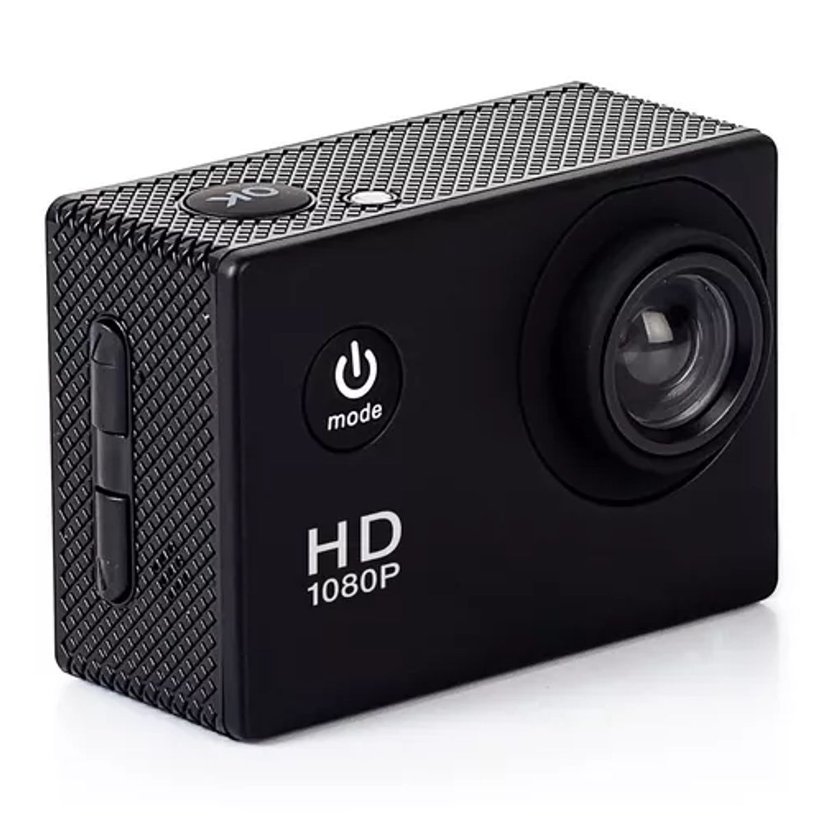 GENERICO - Cámara Deportiva 1080p Full HD Cámara De Acción Impermeable 30M Negra
