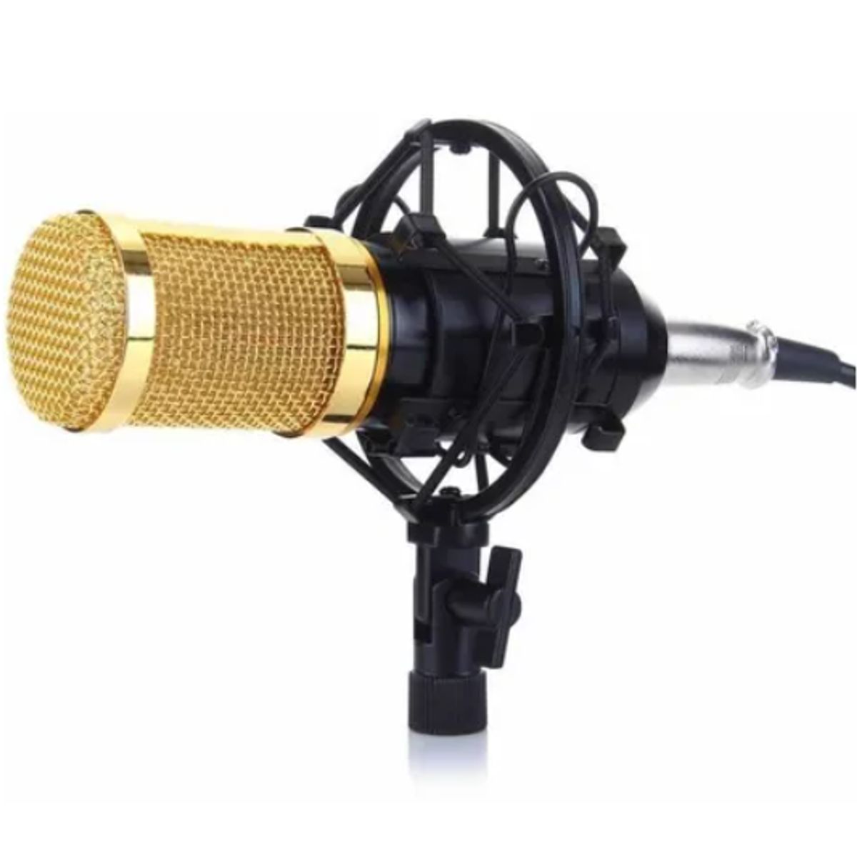 GENERICO - Set Micrófono Condensador Con Espuma Antiviento Soporte Antipop