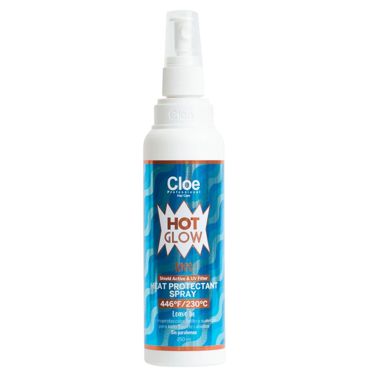 CLOE - Protector Térmico Cloe Hot Glow Kiss 250ml  Aroma Piña Suavidad