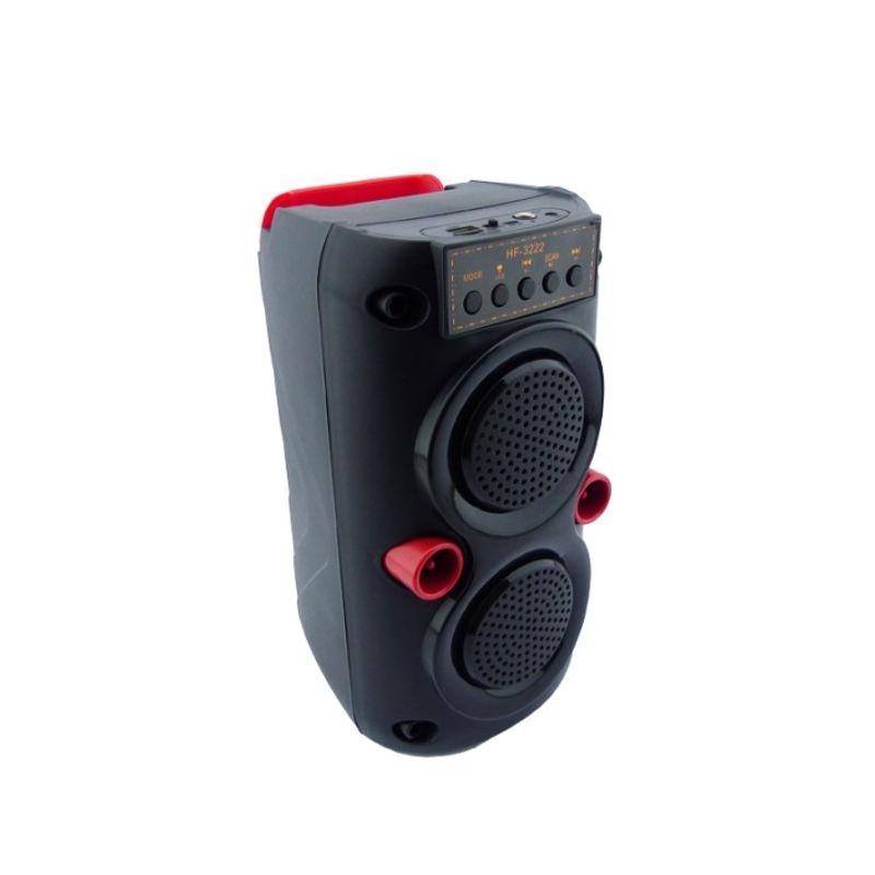 GENERICO - Parlante para Kareoke Bluetooth Con Doble Parlante RGB De 3”