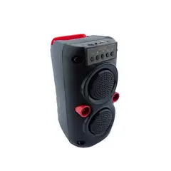 GENERICO - Parlante para Kareoke Bluetooth Con Doble Parlante RGB De 3”