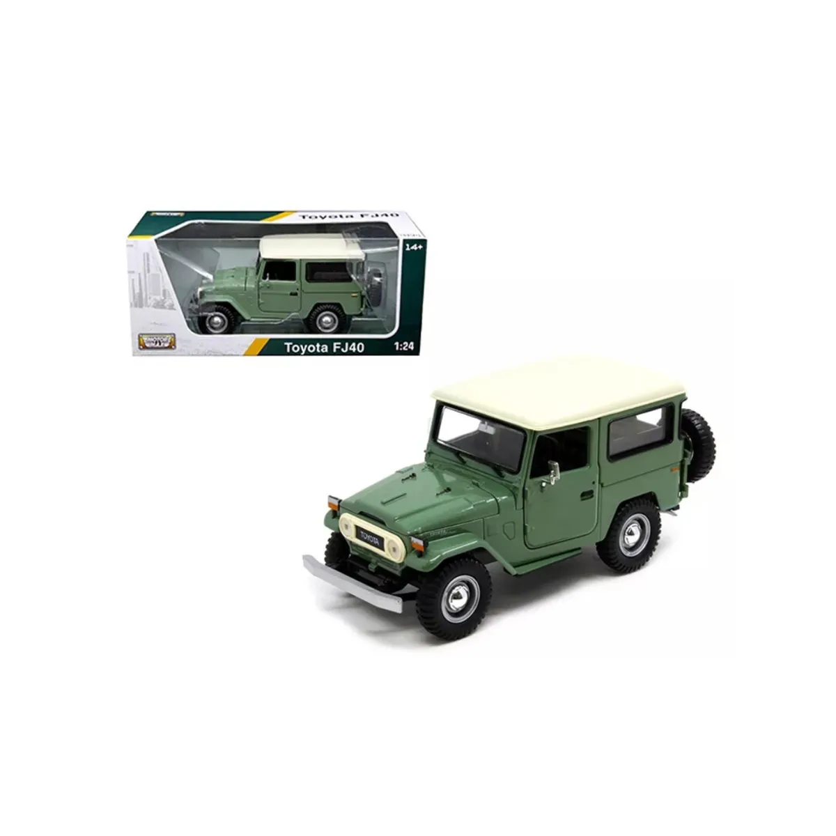 MOTORMAX - Toyota FJ40 Verde Motormax 124
