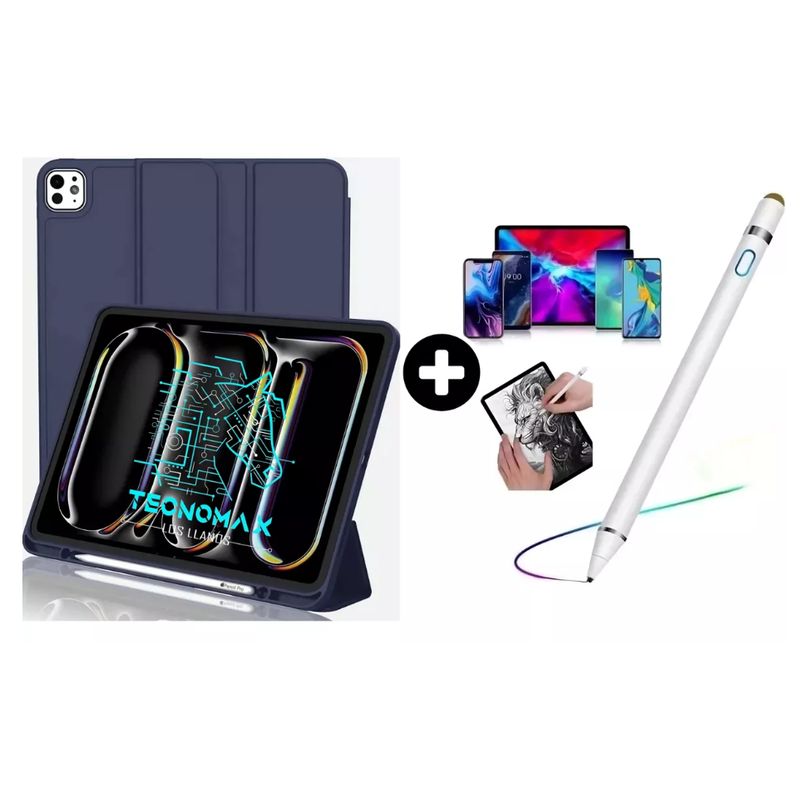 GENERICO - Funda Smart Case Para iPad Pro 11 2024 M4 Chip + Lapiz Penci