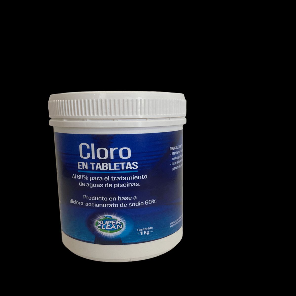 SUPERCLEAN - CLORO TABLETAS TRIPLE ACCION 1 KG