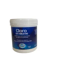 SUPERCLEAN - CLORO TABLETAS TRIPLE ACCION 1 KG