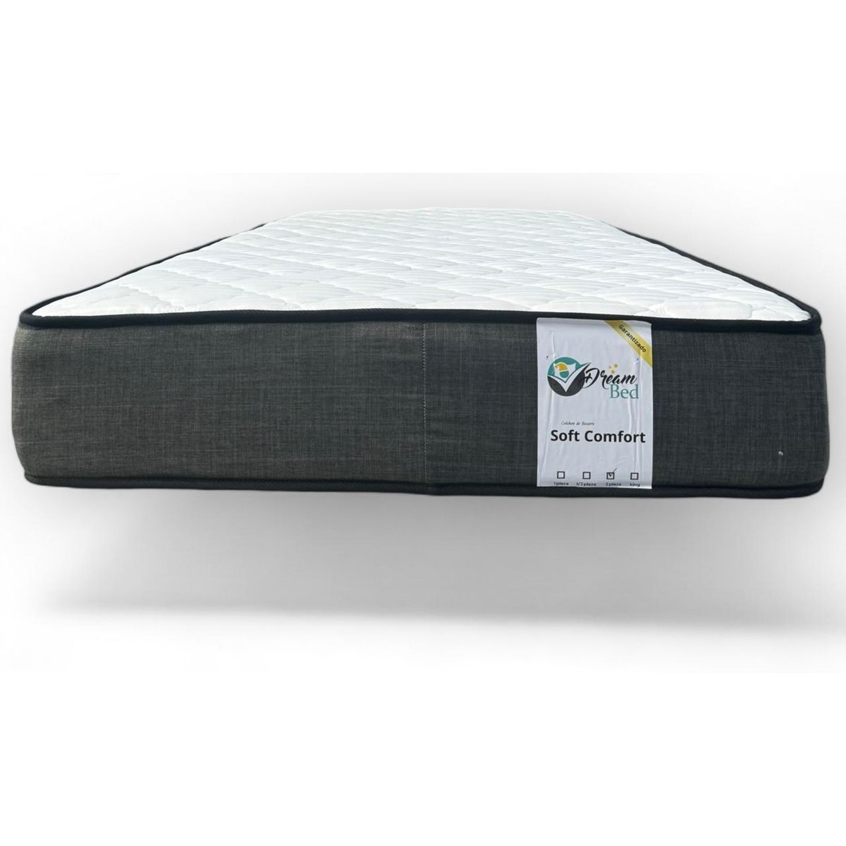 GENERICO - Colchon Plaza Y Media Dreambed Resorte 190x105x20