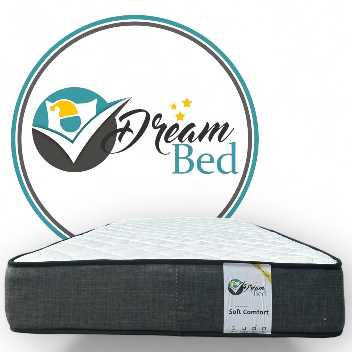GENERICO - Colchon Plaza Y Media Dreambed Resorte 190x105x20