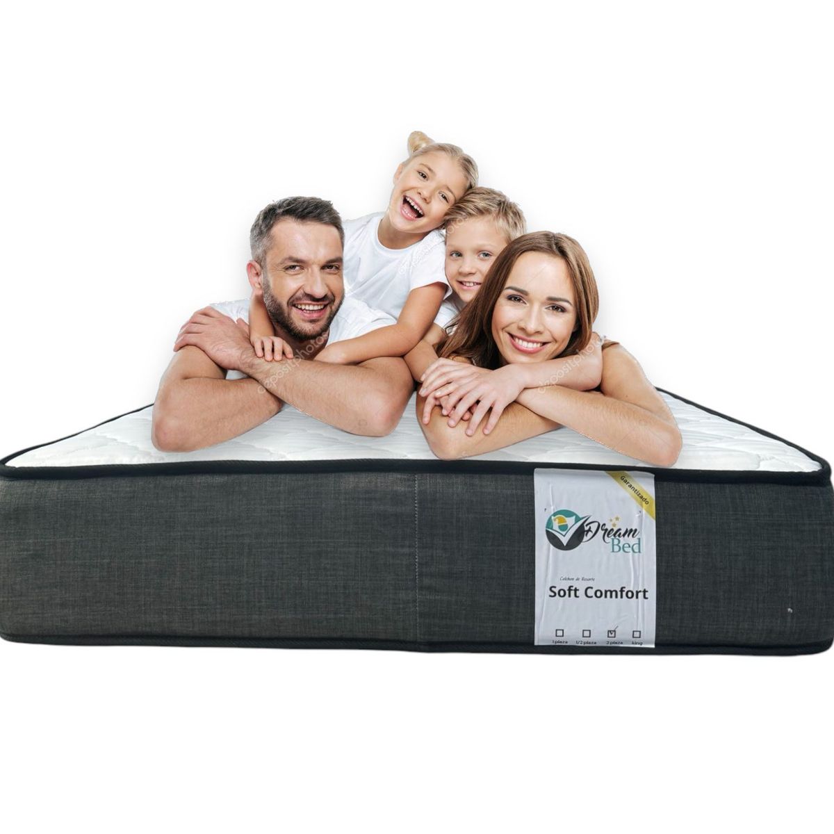 GENERICO - Colchon 1 Plaza Dreambed Resorte 190x90x20